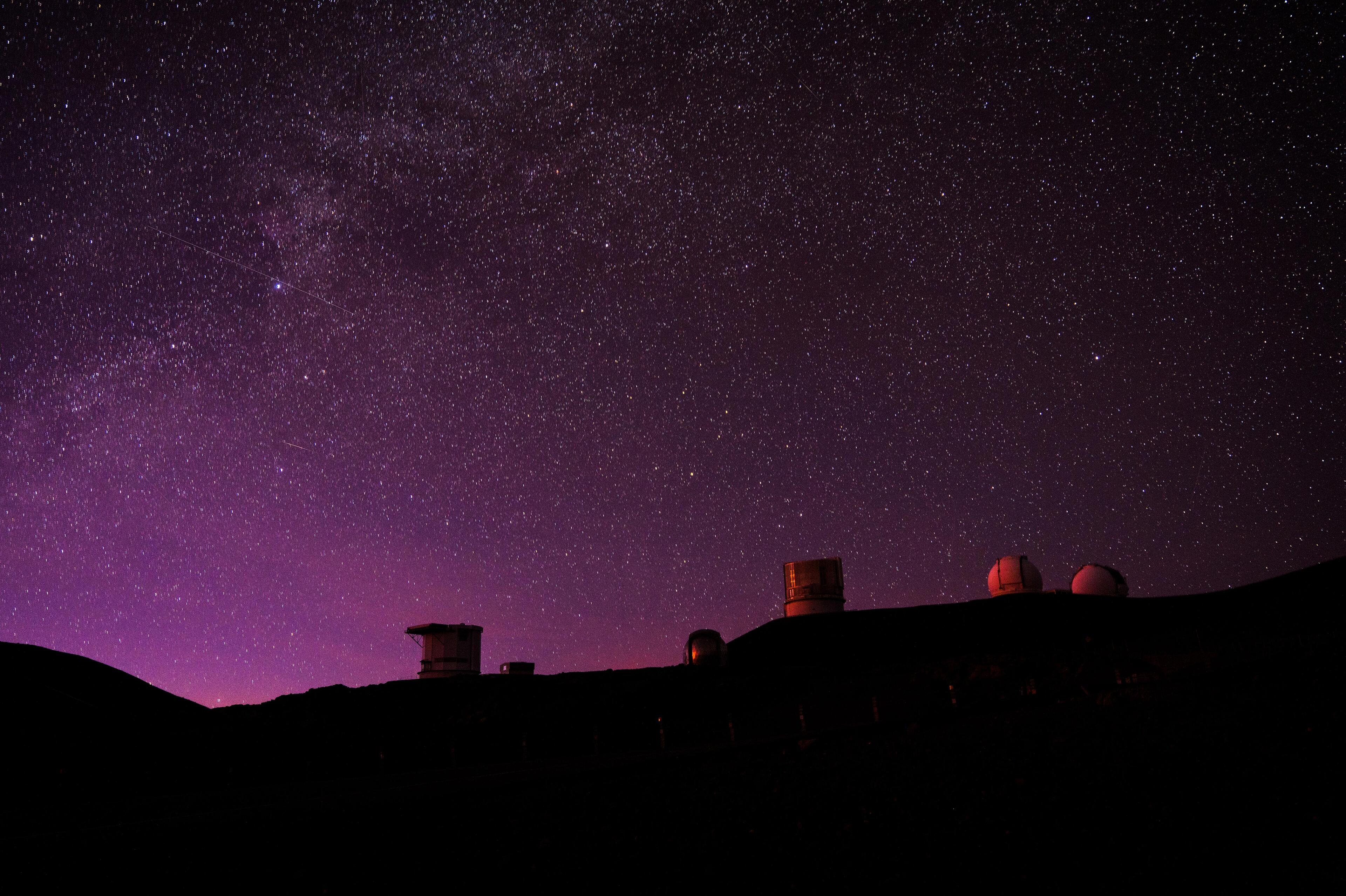 Night sky with stars