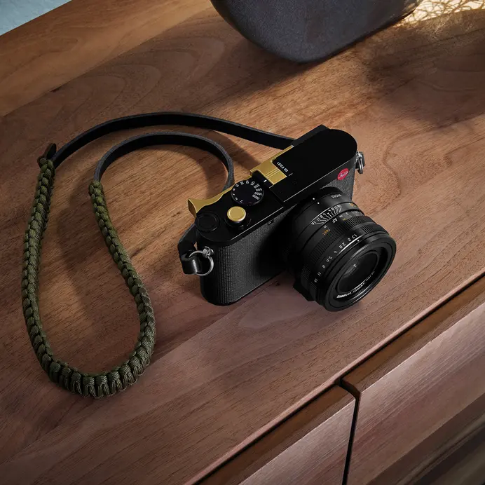 Q Camera with strap