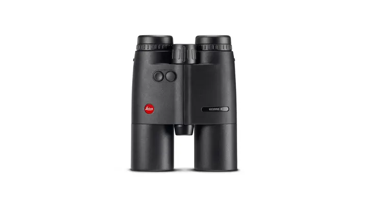 The Leica Geovid R stands on a white background