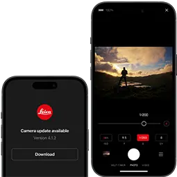 Leica Fotos App Firmware Update view.