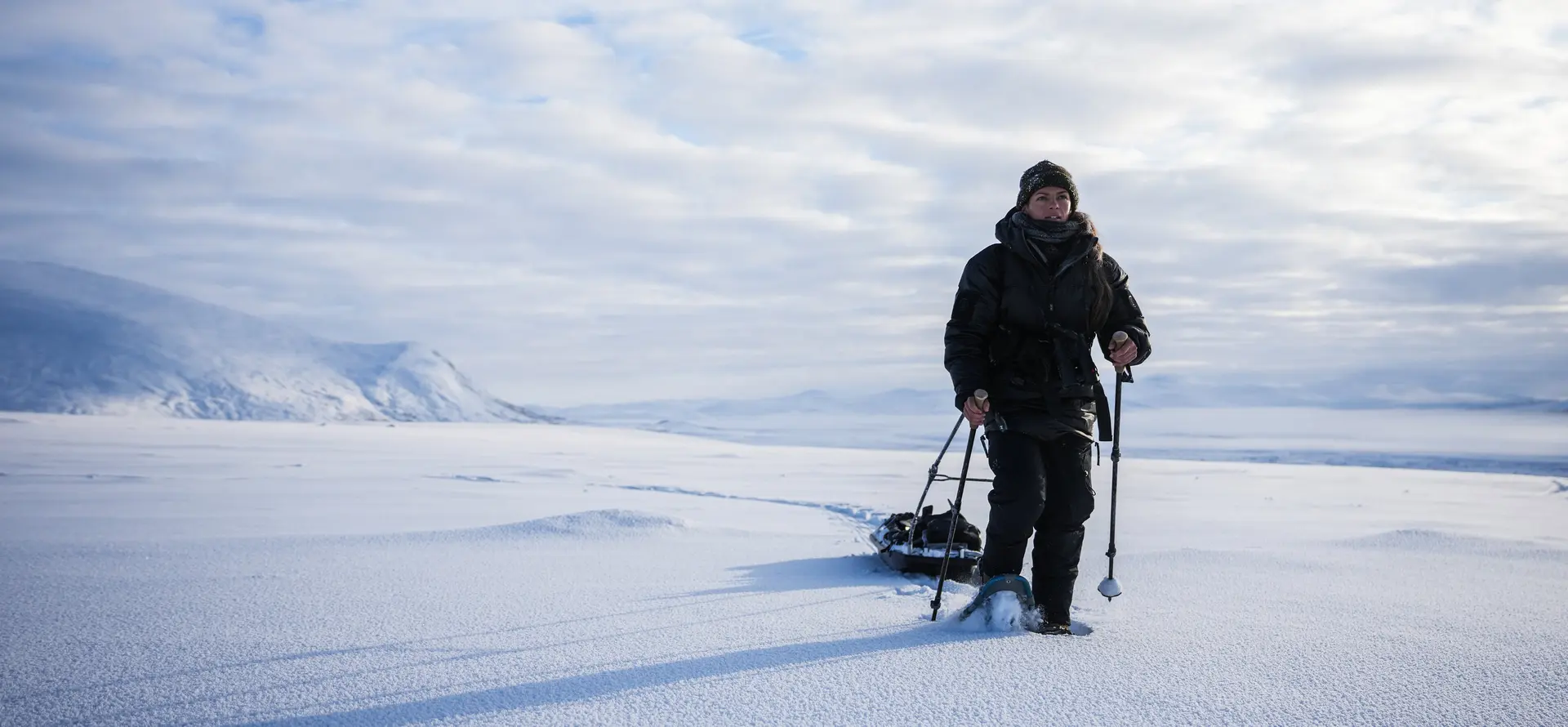 Lizzie_Daly_in_a_snow-covered_landscape_in_Norway