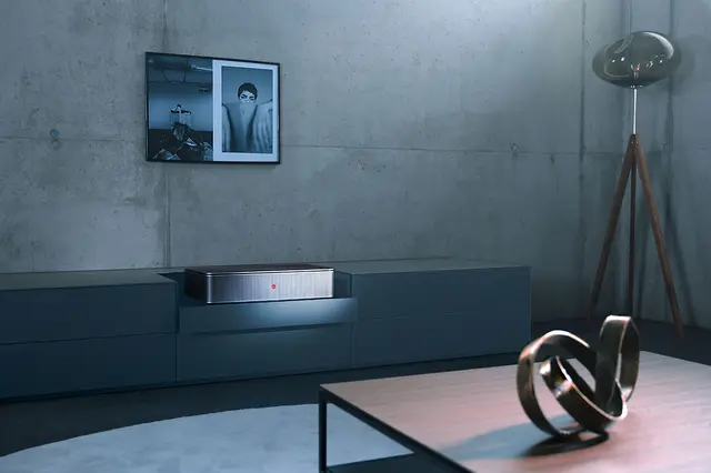 Leica Cine 1 on Kettnaker TV Lowboard.