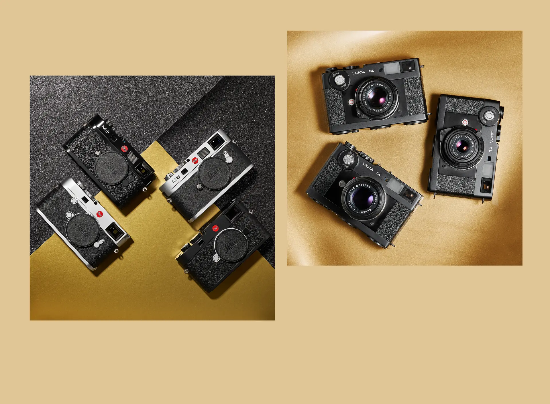 Old Leica cameras