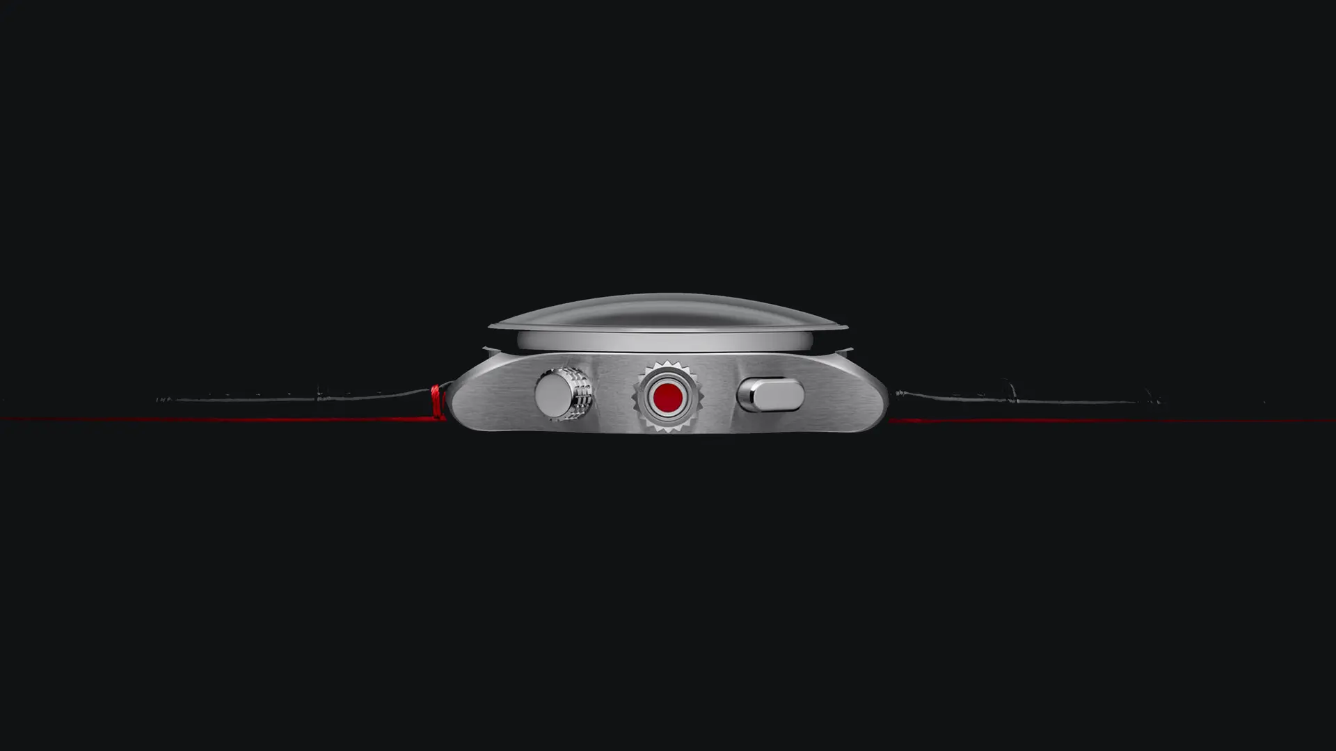 Side view of a Leica watch