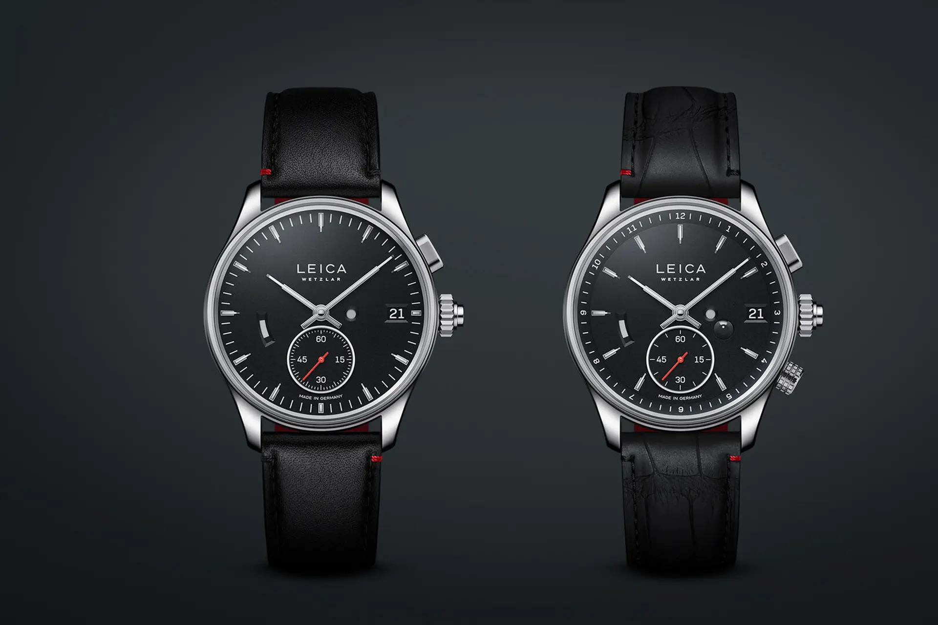 Two Leica Watches Monochrom