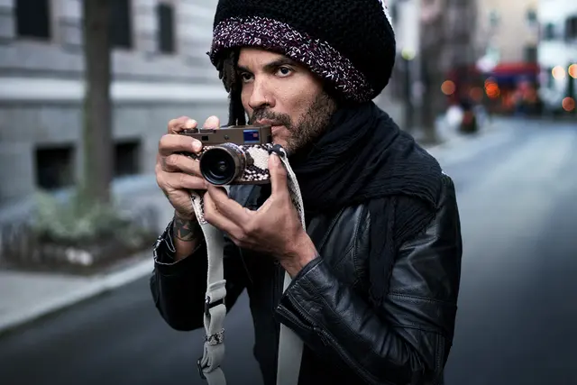 Lenny Kravitz with the Leica M