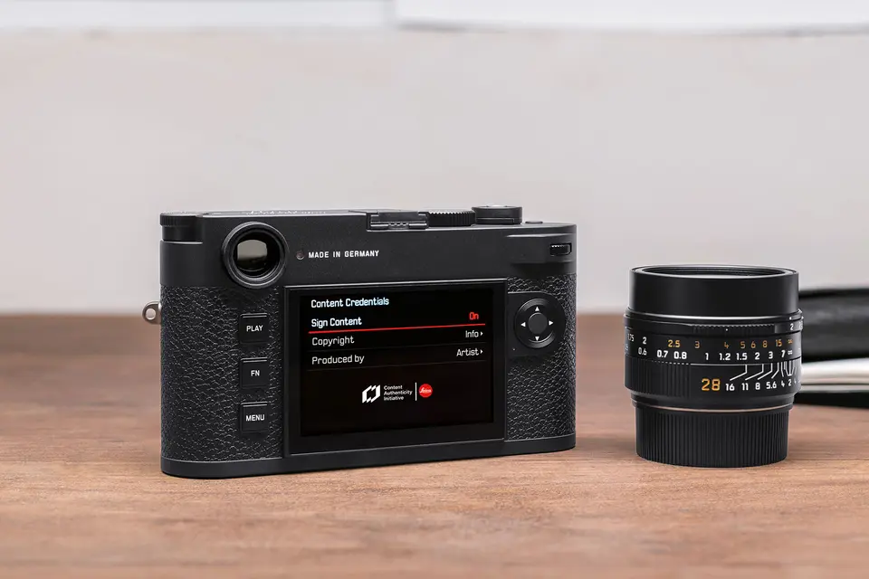 Leica M11-P on the table