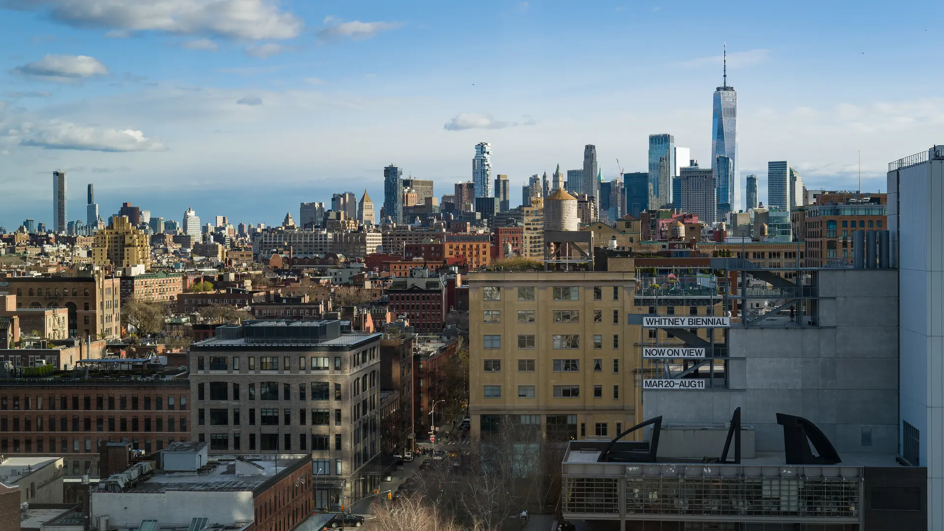 Skyline of a city